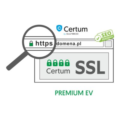 Certyfikat CERTUM Premium EV SSL