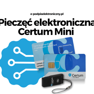 Pieczęć elektroniczna Certum Mini